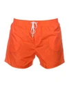 Dsquared2 Swim Shorts In Orange