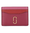 Marc Jacobs Snapshot Saffiano Leather Card Holder In Hibiscus Multi