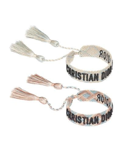 Christian dior online woven bracelet