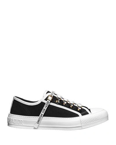 Dior Walk'n' Low Top Sneaker In Black