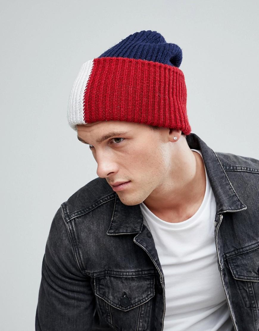 red tommy hilfiger beanie