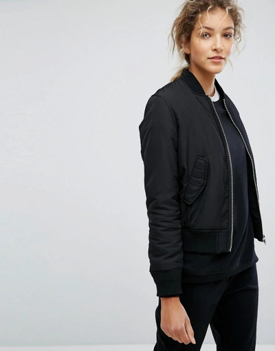 Wood Wood Gabriella Bomber Jacket - Black