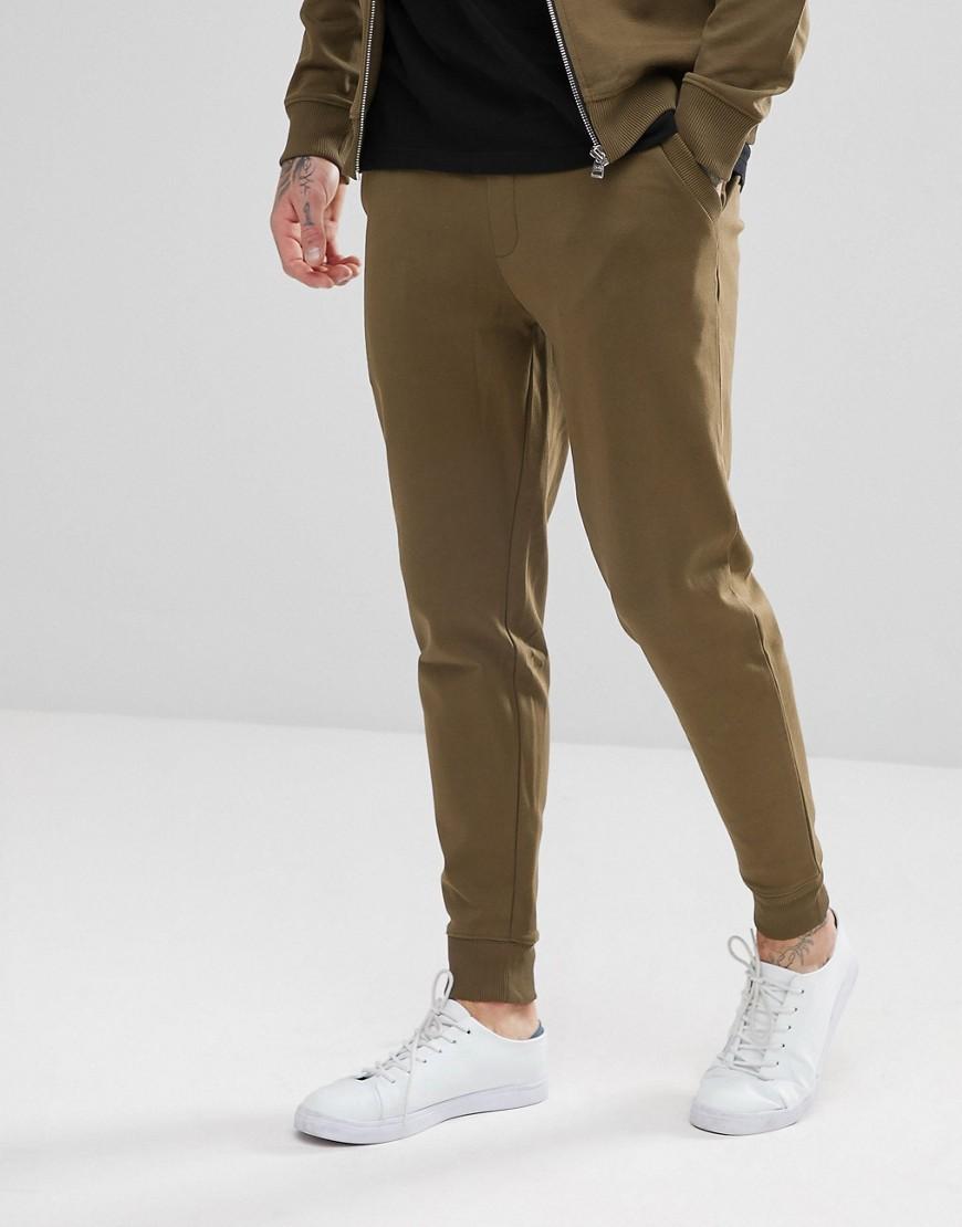 khaki green hugo boss tracksuit