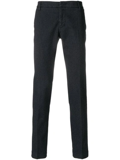 Entre Amis Woven Tailored Trousers - Blue