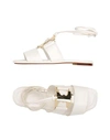 Tory Burch Sandals In White