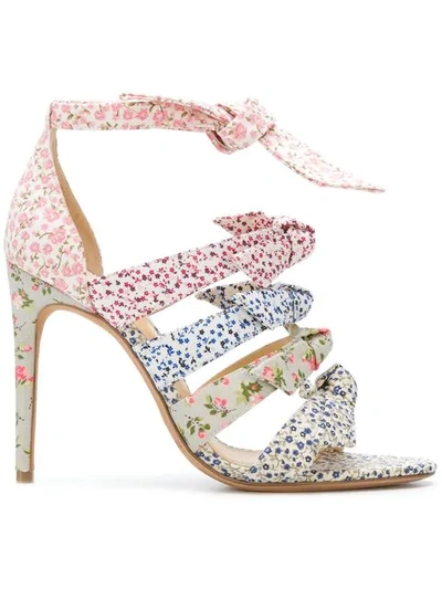 Alexandre Birman Sky/blue/breeze/red/love Julyta Sandal In Multicolour