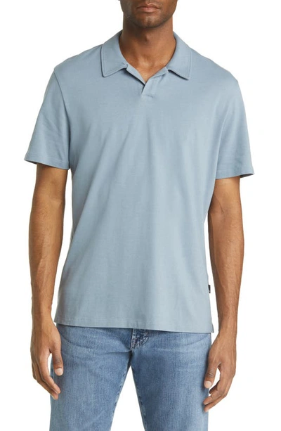Ag Bryce Johnny Cotton Polo In Coldwater Slate