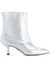 Paul Andrew 55mm Metallic Nappa Leather Ankle Boots