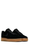 Nike Air Force 1 '07 Se Sneaker In Black/ Brown/ Ivory