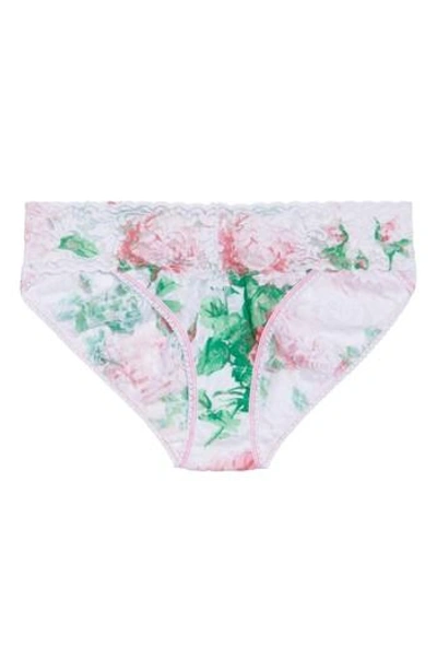 Hanky Panky Print V-kini Bikini In Pink Floral