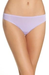 Natori Bliss Essence Thong In Light Periwinkle
