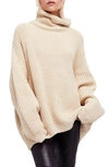 Free People Swim Too Deep Turtleneck Sweater In Ivory