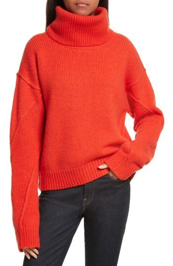 tory burch orange sweater