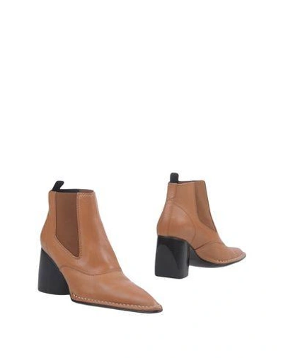 Joseph Ankle Boots In Brown