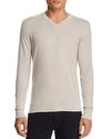 Theory Riland New Sovereign Slim Fit V-neck Sweater In Sandal Beige