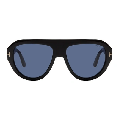 Tom Ford Black Felix Sunglasses In 01v Black
