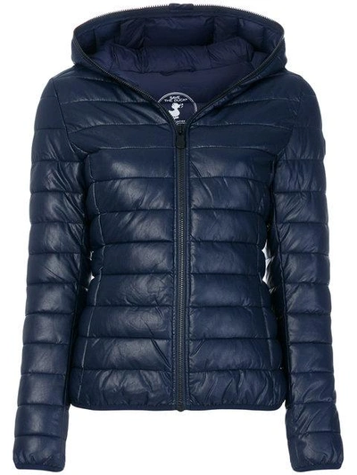 Save The Duck Capp Puffer Jacket In Blue