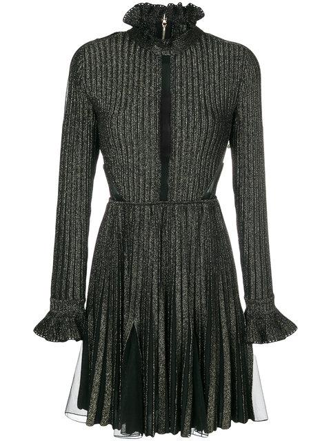 Elie Saab Pleated Knit Dress | ModeSens