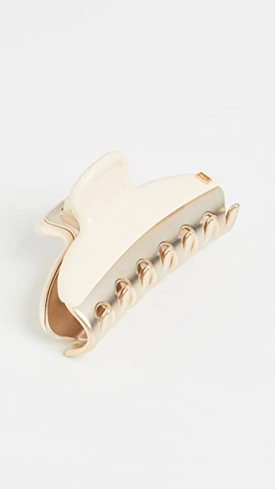 Alexandre De Paris Pince Medium Hair Clip In Ivory
