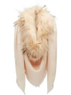 Fendi Fur Trim Scarf In F0uw1