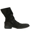 Guidi Relaxed Zipped Boots In Black