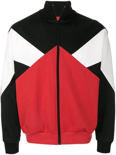Maison Margiela Red/black/white Cotton Sweatshirt