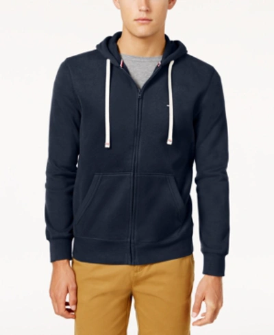 Tommy Hilfiger Men's Big & Tall Plains Drawstring Hoodie In Navy Blazer