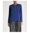 Stella Mccartney Arlesa Stretch-crepe Top In Sapphire