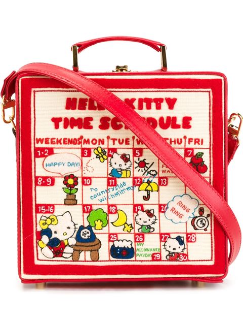 Olympia Le-tan 'time Schedule' Shoulder Bag | ModeSens