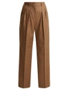 Max Mara Arona Trousers In Brown Stripe