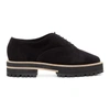 Repetto Platform Lace-up Shoes In 410 Black