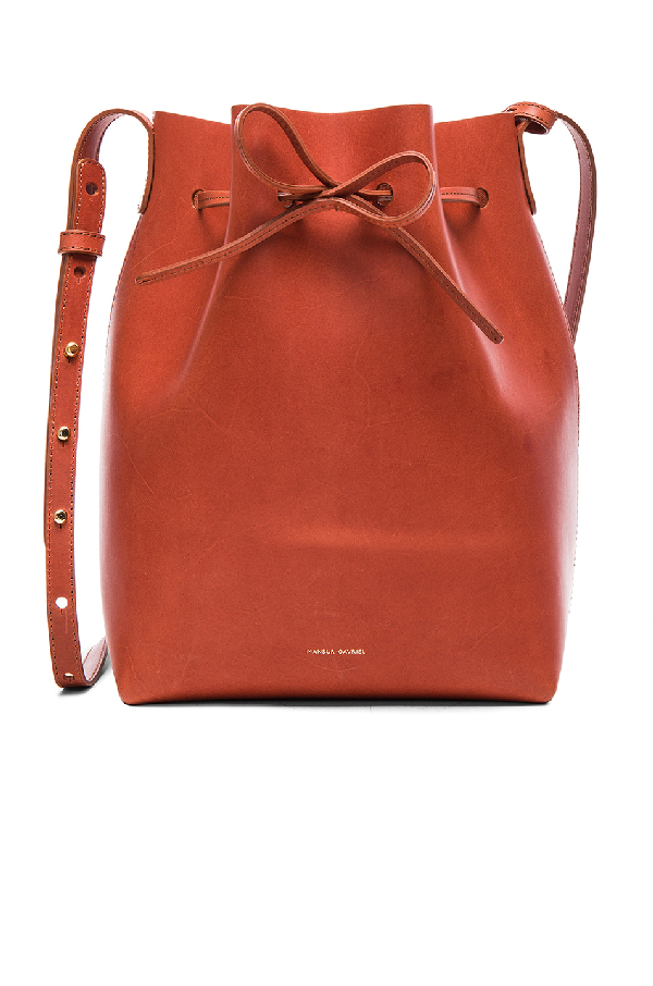 Mansur Gavriel Mini Bucket Bag In Brandy | ModeSens