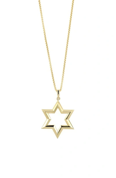 Bony Levy 14k Gold Star Of David Pendant Necklace In 14k Yellow Gold
