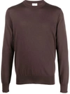 Filippa K Fine-knit Merino Wool Jumper In Brown