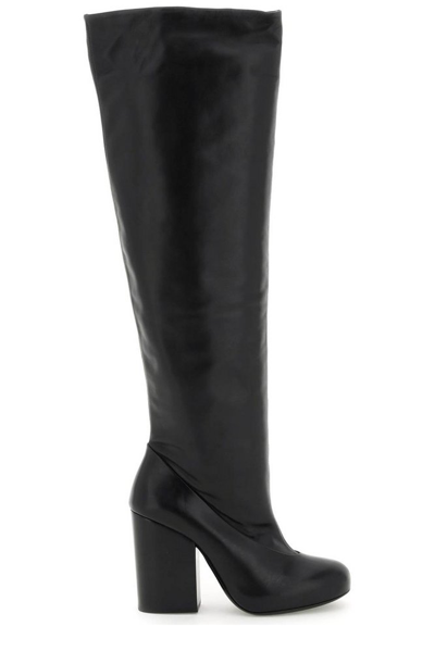 Lemaire 100mm Neoprene Tall Boots In Black