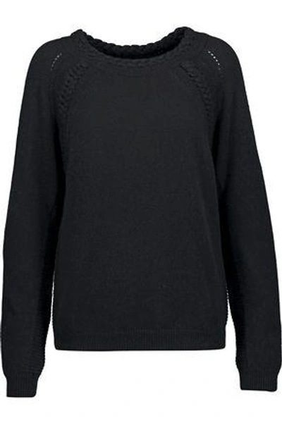 Belstaff Woman Wen Wool And Cashmere-blend Sweater Black