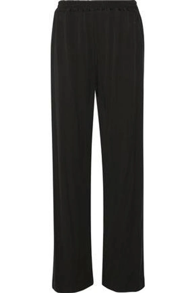 Jil Sander Woman Jersey Straight-leg Pants Black