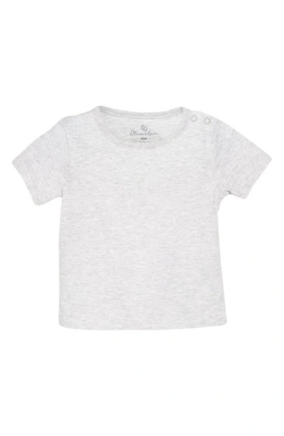 Oliver & Rain Babies' Heather Grey T-shirt