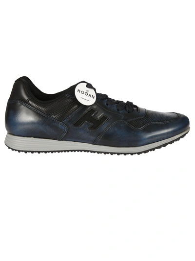 Hogan Olympia Sneakers In Nero/blu
