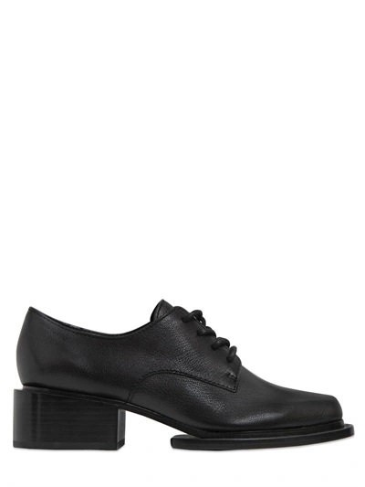Dkny 40mm Symon Tumbled Leather Derby Shoes, Black | ModeSens