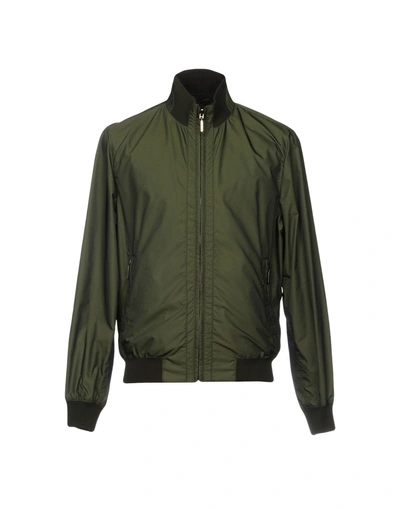 Moorer Bomber In Dark Green