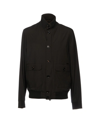 Moorer Bomber In Dark Brown