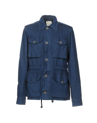 Original Vintage Style Jacket In Blue