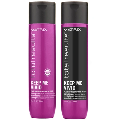 Matrix Keep Me Vivid Colour Protecting Shampoo And Conditioner Duo Set For High Maintenance Coloured Hair 3