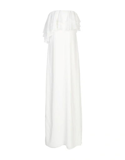 Alessandro Dell'acqua Long Dress In White
