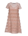 Antonino Valenti Short Dress In Pastel Pink