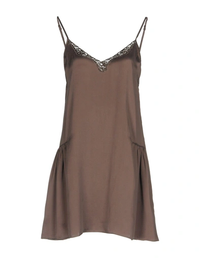 Mes Demoiselles Short Dress In Lead