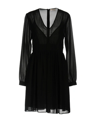 Michael Michael Kors Short Dress In Black