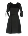 Ottod'ame Short Dress In Black