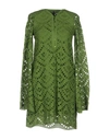 Plein Sud Jeanius Short Dress In Green